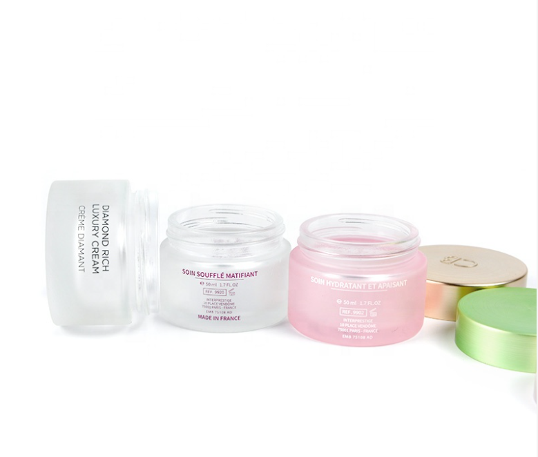 Glass Bottle Plastic Cosmetic Packaging for Body Butter
