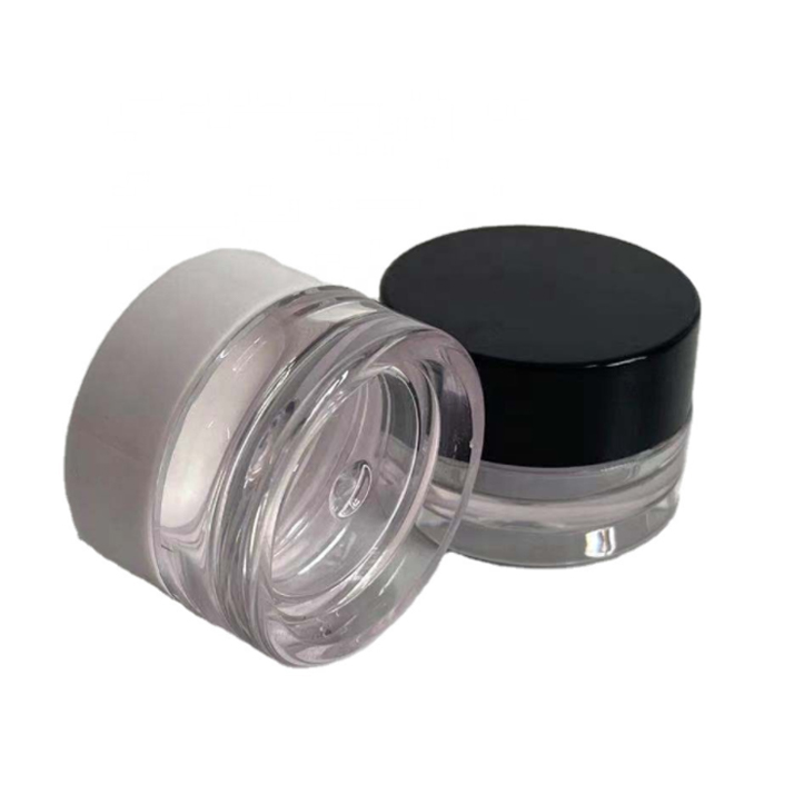 5g petg plastic cream jar luxury thick wall thick bottom jar factory wholesale high quality