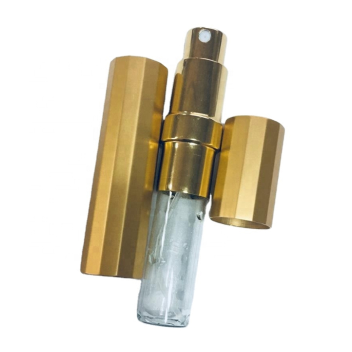 8ml empty refillable perfume atomizer, aluminum perfume atomizer sprayer, 8ml travel perfume atomizer packaging bottle